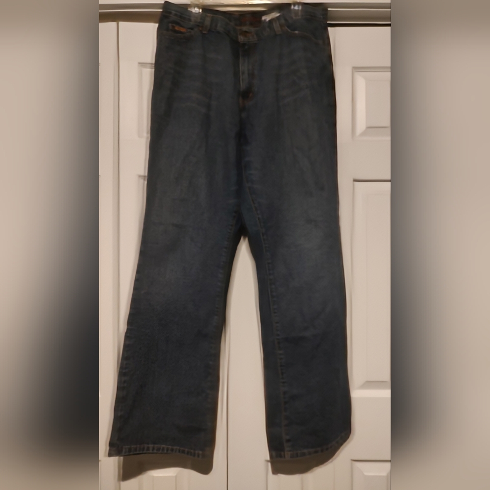 Eddie Bauer wide leg jeans 16 Tall